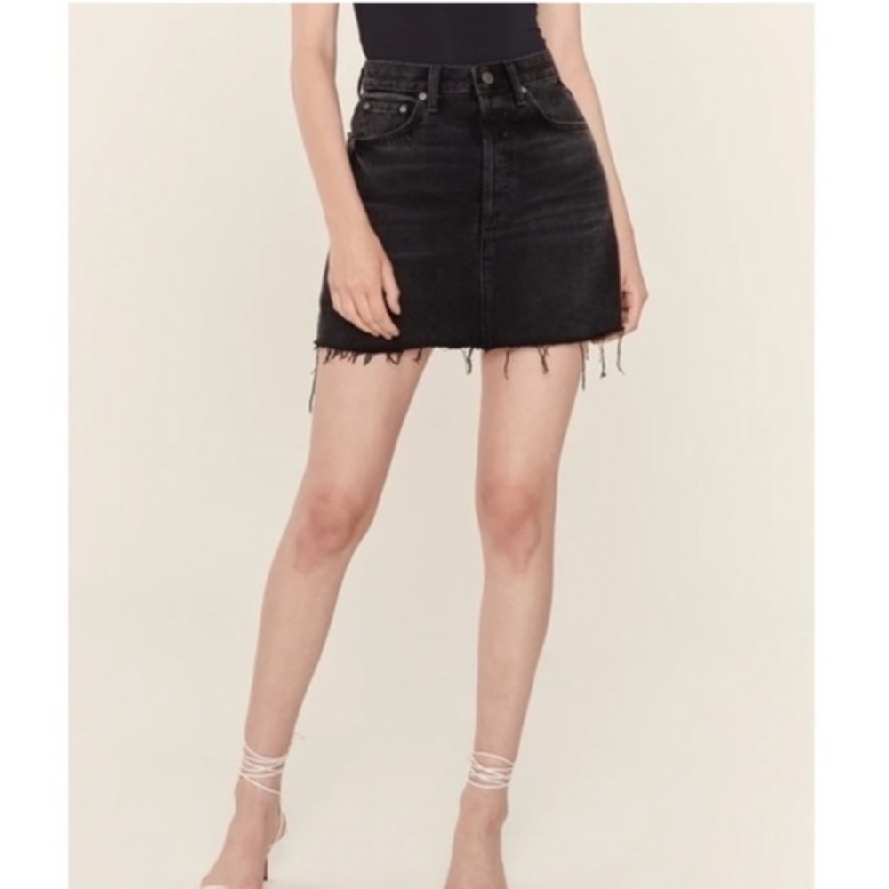 Boyish The Corey High Rise Rigid Mini Skirt